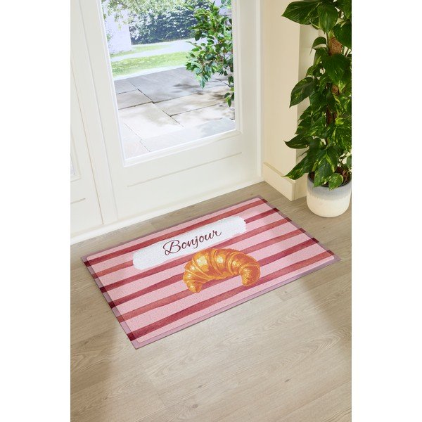 Wycieraczka z PVC 40x70 cm  Croissant Bonjour – Artsy Doormats-image-3