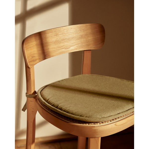 Poduszka na krzesło z mikrowłókna 43x43 cm Romane – Kave Home-image-1