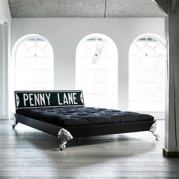 Łóżko Karup Eagle Black/ Penny Lane,  140x200 cm