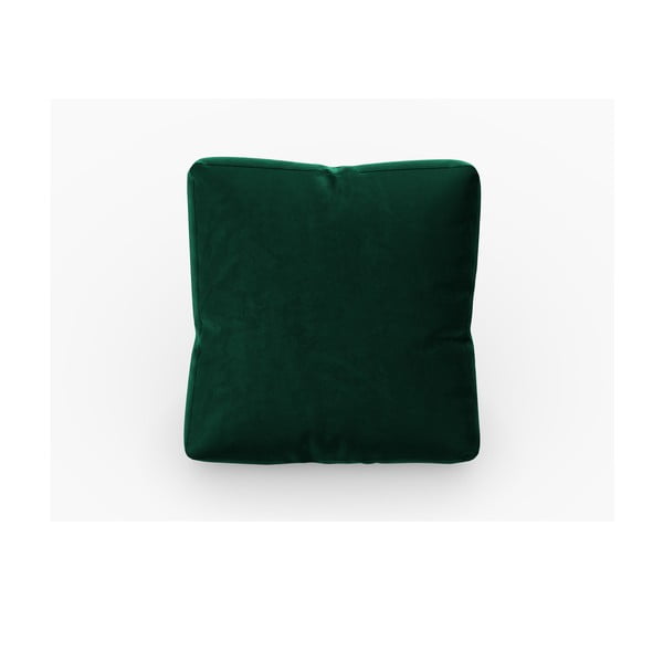 Zielona aksamitna poduszka do sofy modułowej Rome Velvet – Cosmopolitan Design