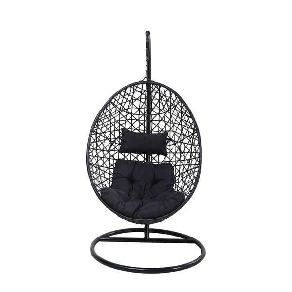 Czarny ogrodowy fotel wiszący Bonami Selection Costelo-image-4