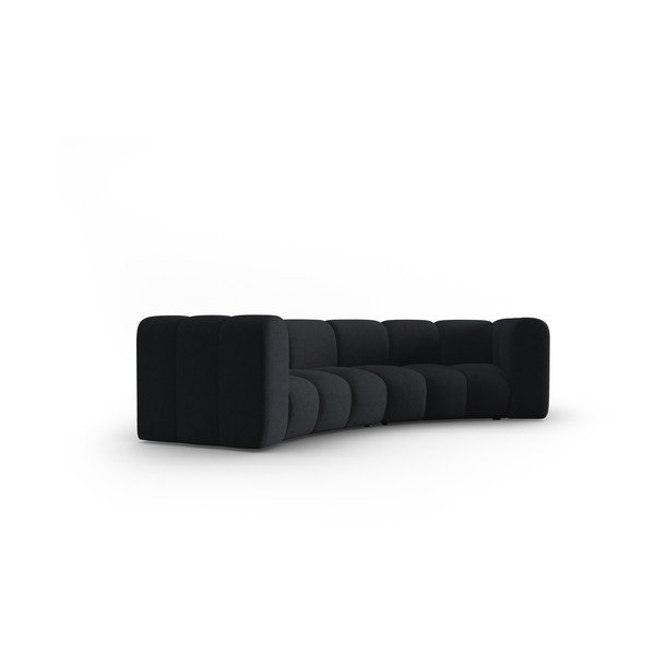 Czarna sofa 322 cm Lupine – Micadoni Home-image-2