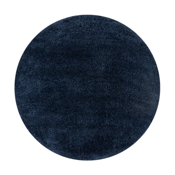 Ciemnoniebieski okrągły dywan ø 133 cm – Flair Rugs