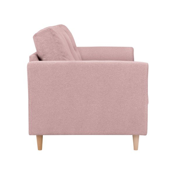 Różowa sofa 2-osobowa Kooko Home Smooth-image-2