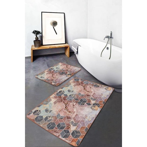 Aksamitne dywaniki łazienkowe zestaw 2 szt. 60x100 cm – Mila Home-image-2