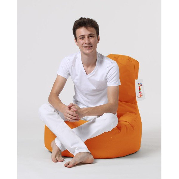 Pomarańczowy worek do siedzenia Lina – Floriane Garden-image-3