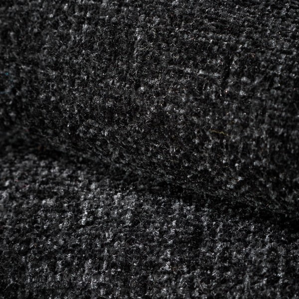 Czarny koc z szenilu 130x170 cm Wilson – Catherine Lansfield-image-3