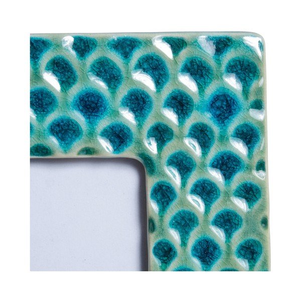 Ramka na zdjęcia Côté Table Lisette Turqoise, 24x18 cm-image-2