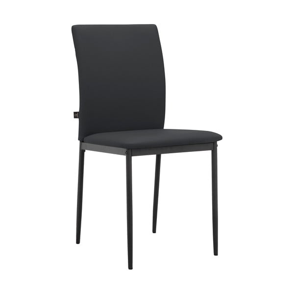 Czarne krzesła z imitacji skóry zestaw 2 szt. Pavia – Støraa-image-4