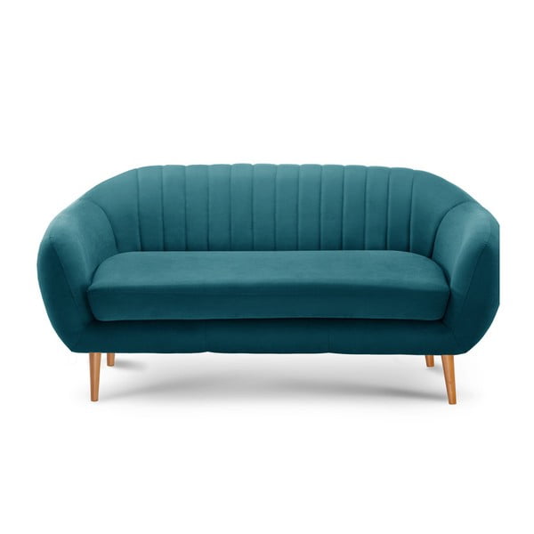 Turkusowozielona sofa 3-osobowa Scandi by Stella Cadente Maison Comete