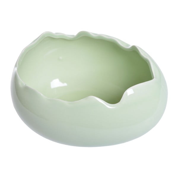 Zielona ceramiczna miska dekoracyjna Ewax Egg Shell