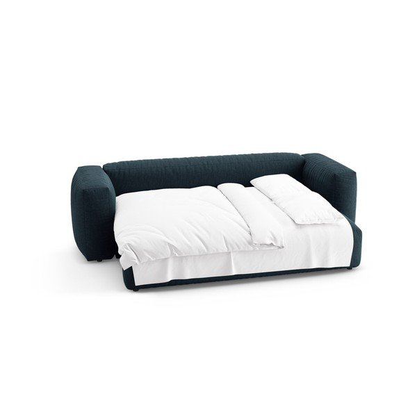 Ciemnoniebieska rozkładana sofa modułowa 264 cm – Micadoni -image-4
