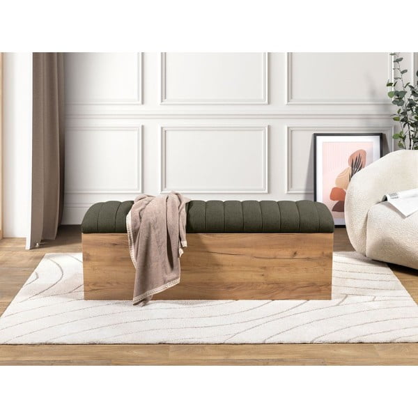 Zielono-naturalna ławka Oceane – Bobochic Paris-image-1