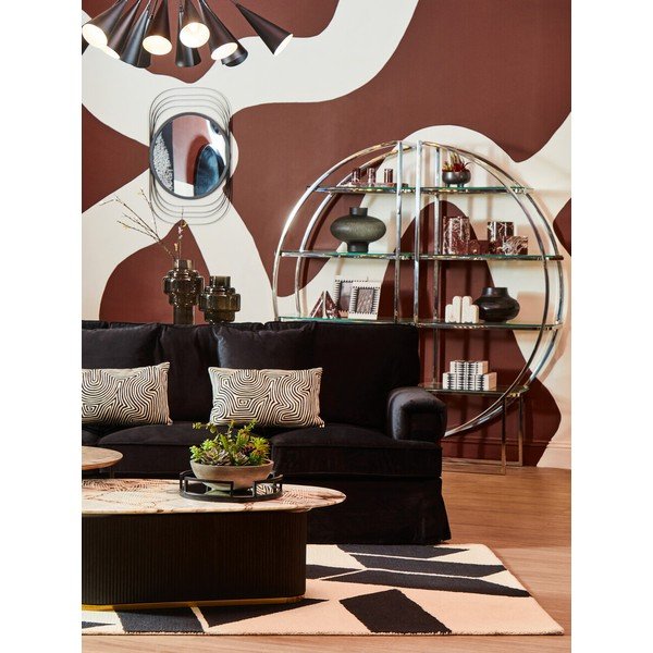 Czarny szklany wazon (wysokość 30 cm) Cayden – Premier Housewares-image-1