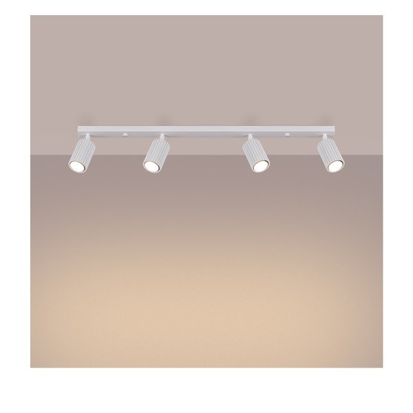 Biała lampa punktowa 6,5x81 cm Gleam – Sollux-image-2