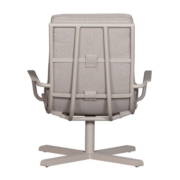 Jasnoszary metalowy fotel ogrodowy Coosa – Exotan-image-4