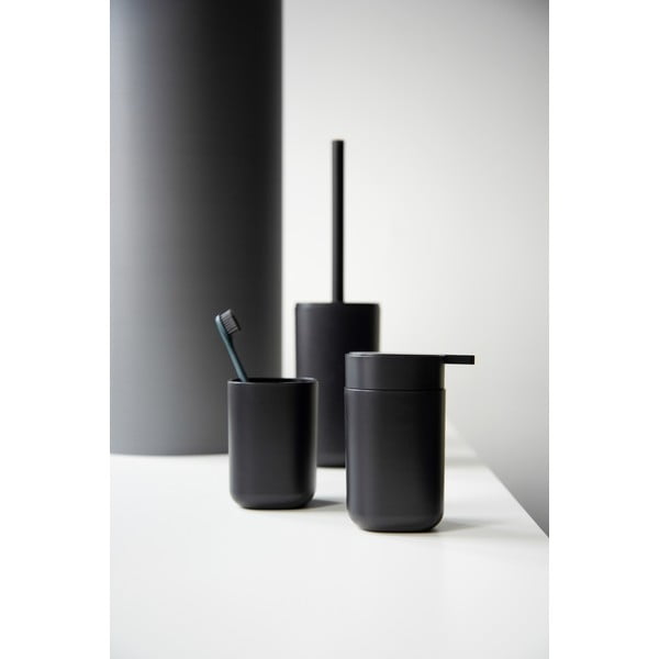 Czarny dozownik do mydła Wenko Davos-image-1