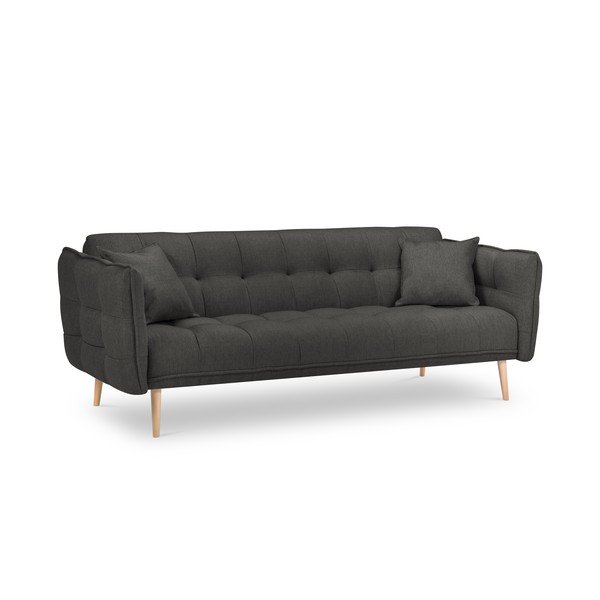 Ciemnoszara sofa rozkładana Mazzini Sofas Canna-image-2