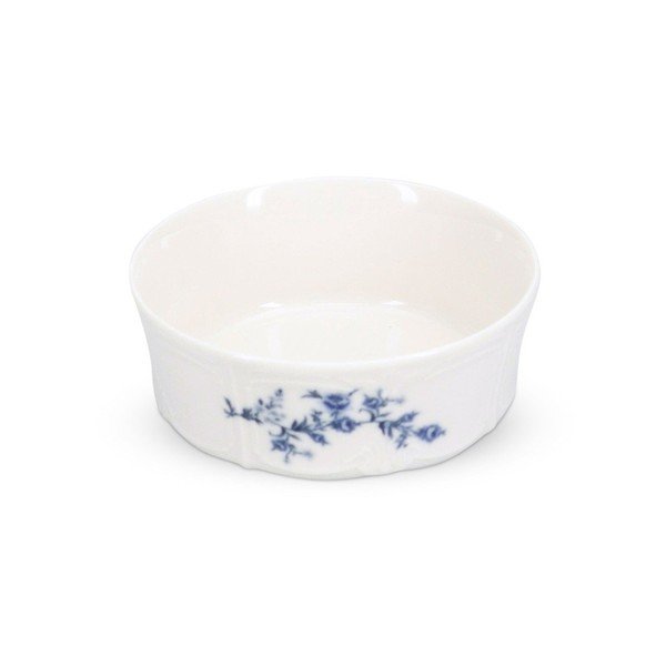 Biała/niebieska porcelanowa miska 410 ml Retro – BonBistro-image-3