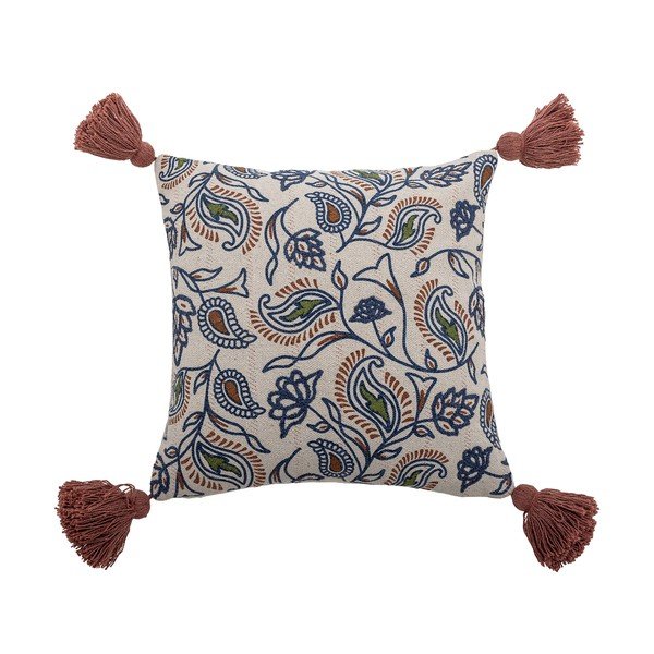 Poduszka dekoracyjna z bawełny z recyklingu 45x45 cm Paisley – Bloomingville