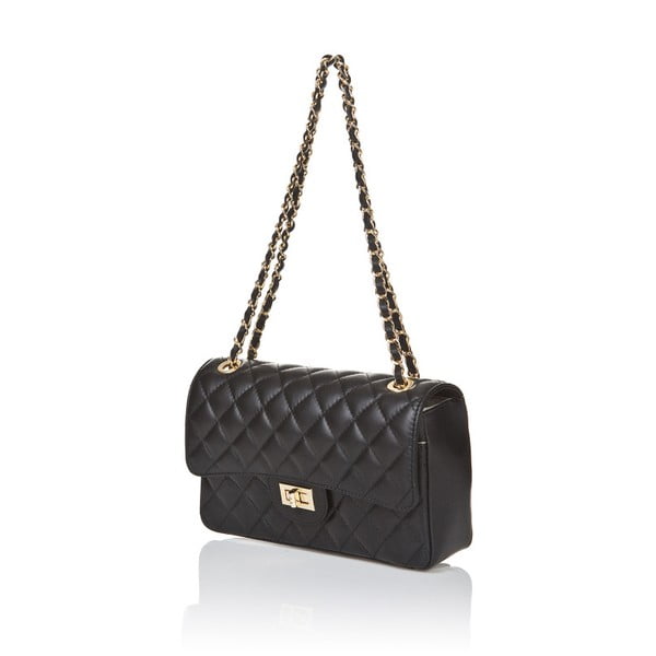 Czarna torebka skórzana Markese Basilo-image-3