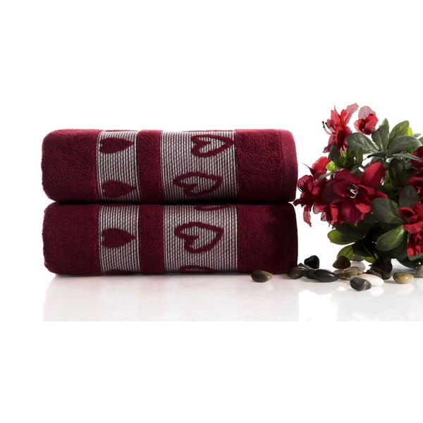 Zestaw 2 ręczników Larisa V1, 50x90 cm