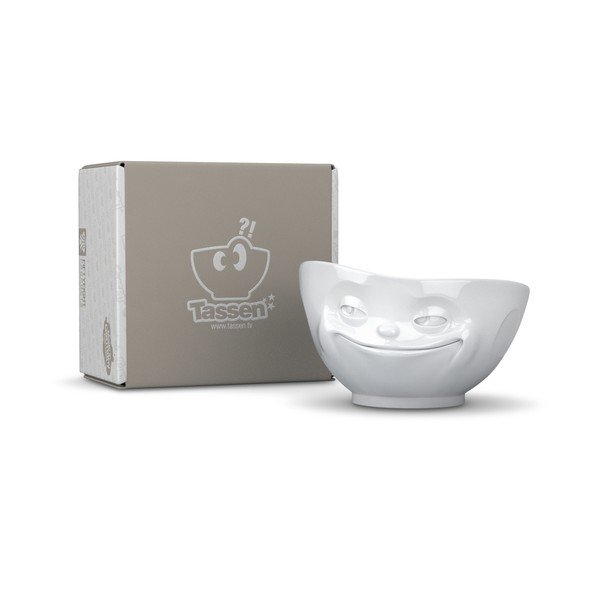 Biała porcelanowa uśmiechnięta miska 58products-image-1