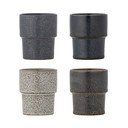 Brązowe kamionkowe filiżanki na espresso zestaw 4 szt. 150 ml Ewan – Bloomingville