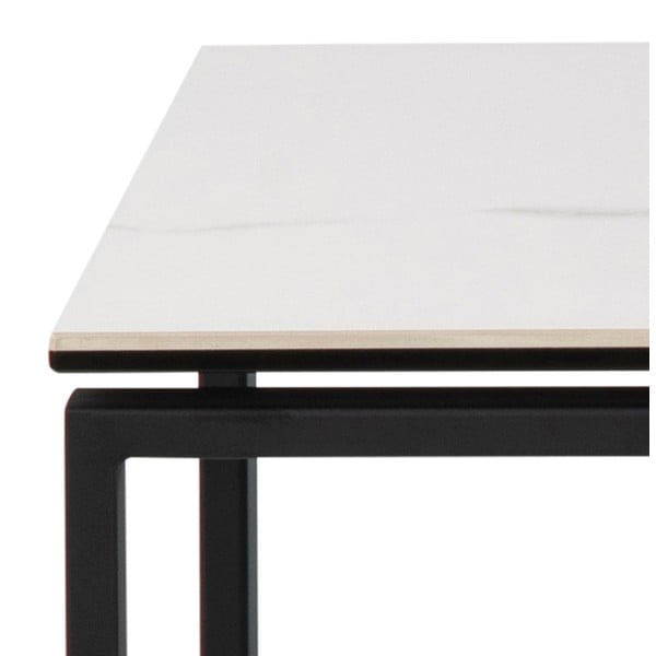 Zestaw 3 białych stolików z żelazną konstrukcją Actona Katrine-image-4