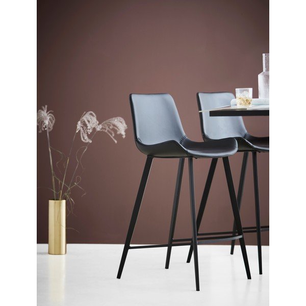 Czarny hoker ze skóry ekologicznej DAN-FORM Denmark Hype-image-1