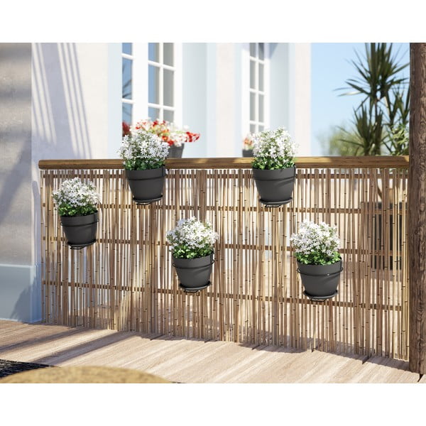 Wisząca doniczka z plastiku z recyklingu ø 20 cm Capri – Artevasi-image-2