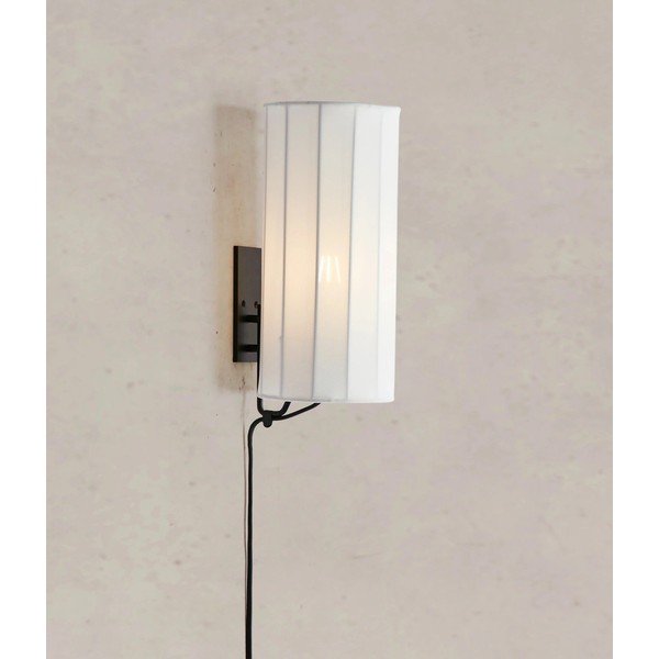 Czarno-biały kinkiet do kontaktu Hikari – Markslöjd-image-1