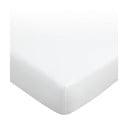 Białe prześcieradło z bawełny egipskiej z gumką 90x190 cm – Bianca
