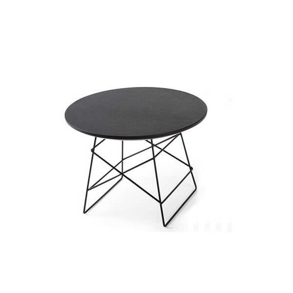 Czarny stolik Innovation Grid, 45 cm