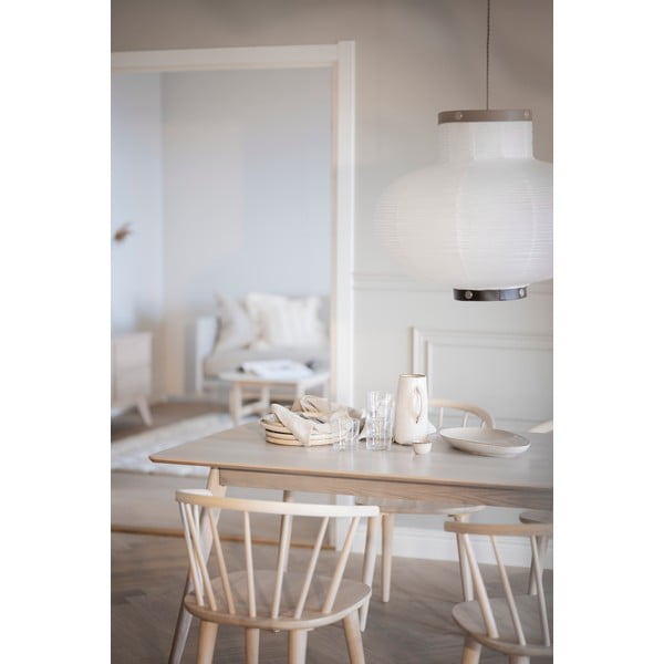 Rozkładany stół z blatem w dekorze dębu 190x90 cm Yumi – Rowico-image-1