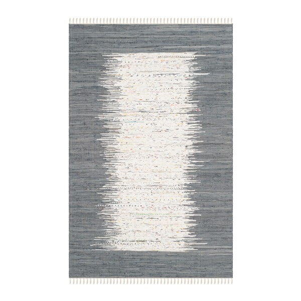 Szary dywan wełniany Safavieh Saltillo, 243x152 cm