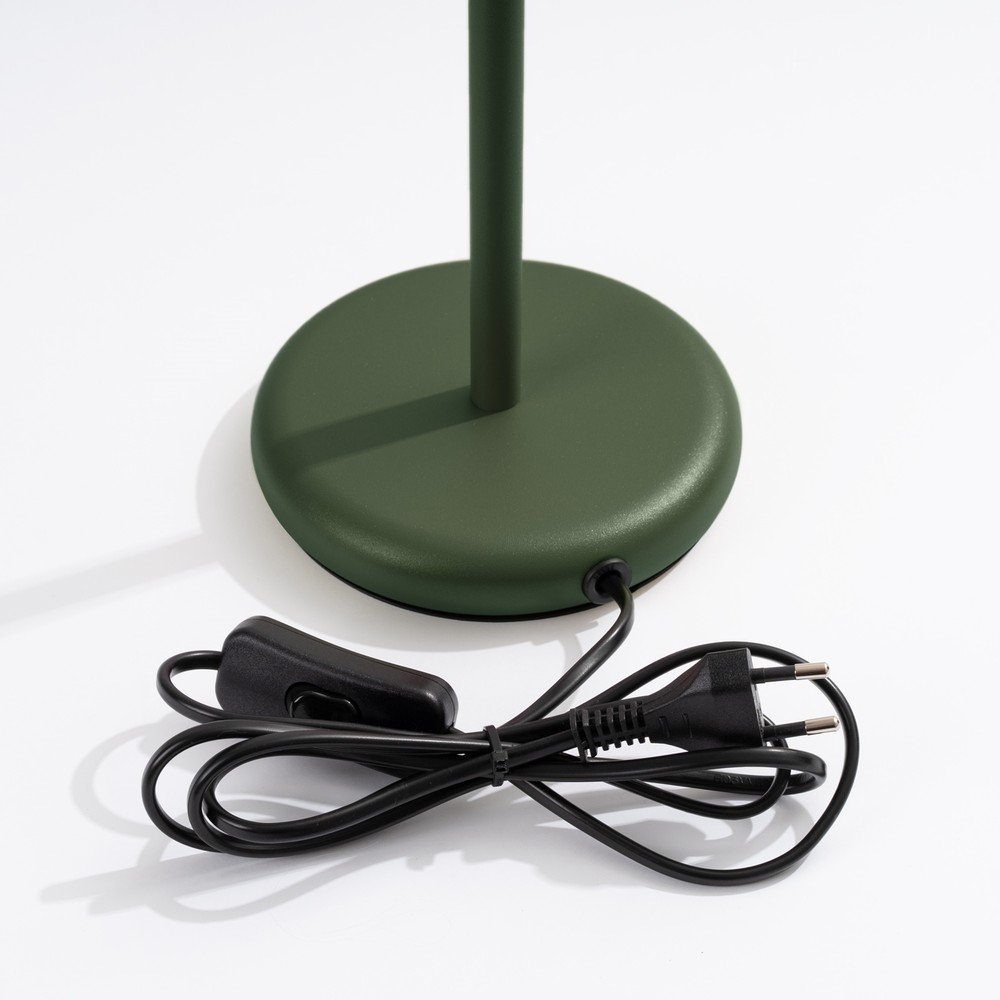 Zielona lampa stołowa (wysokość 43 cm) Gleam – Sollux (zdjęcie 11)