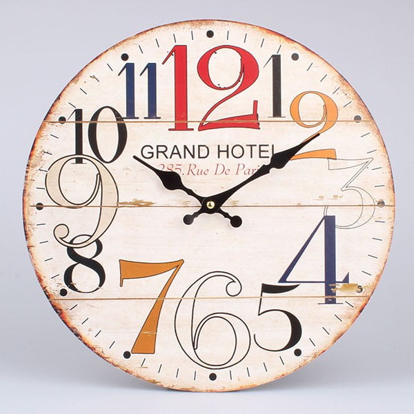 Drewniany zegar Dakls Grand Hotel