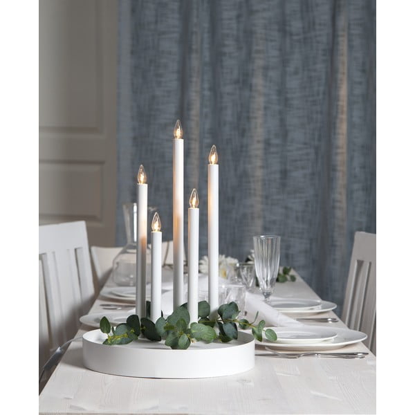 Biała dekoracja świetlna ø 32 cm Deco – Star Trading-image-1