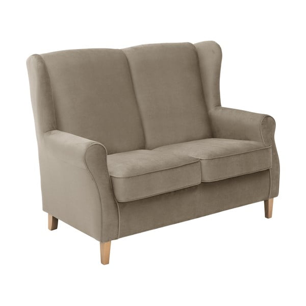 Brązowa aksamitna sofa Max Winzer Lorris, 139 cm-image-2