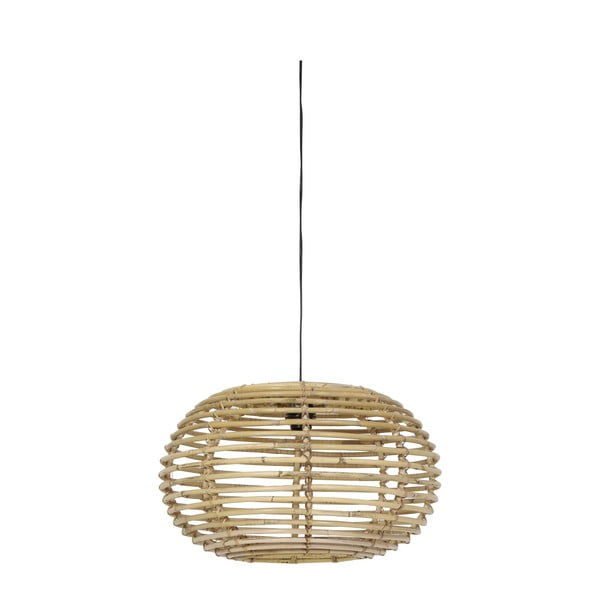 Lampa sufitowa z rattanowym kloszem ø 50 cm Alana – Light & Living