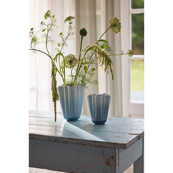 Jasnoniebieski ceramiczny wazon (wysokość 20,5 cm) Hammershøi – Kähler Design-image-2
