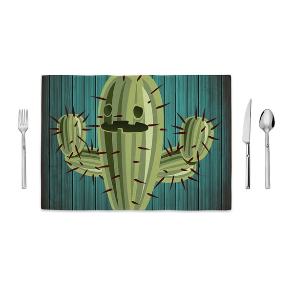 Mata kuchenna Home de Bleu Cactus Face, 35x49 cm
