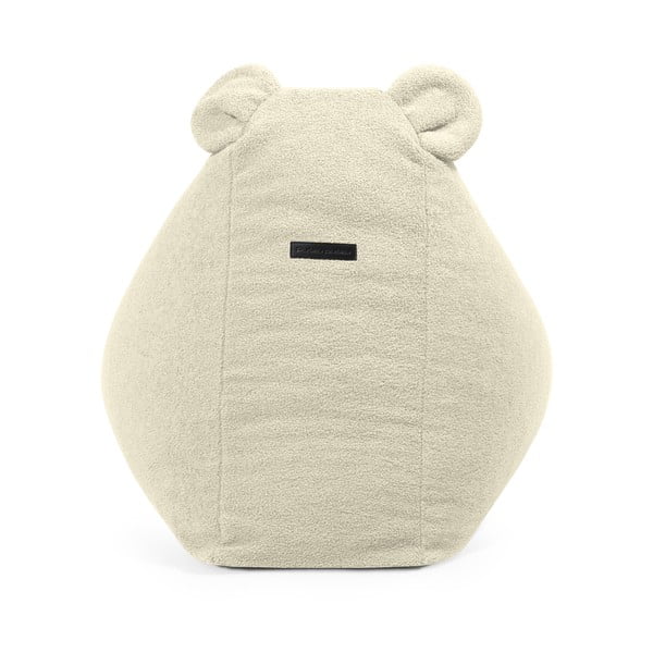 Jasnoszary dziecięcy worek do siedzenia z materiału bouclé Snug 80 Bear – SLOWDOWN-image-4