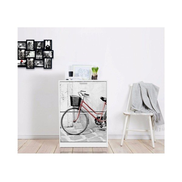 Szafka na buty z 2 uchylnymi drzwiami 13Casa Social Bike-image-2