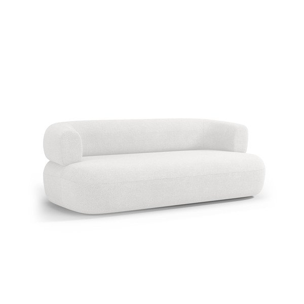 Sofa z materiału bouclé w kolorze kości słoniowej 178 cm Jenny – Micadoni -image-1