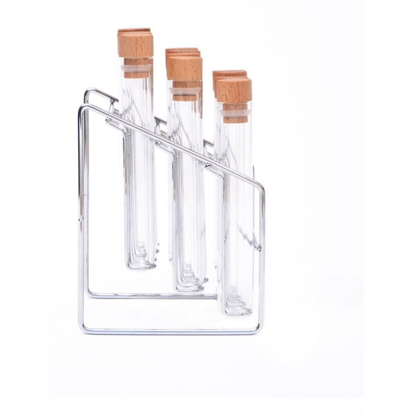 Zestaw pojemników na przyprawy 12 szt. ze stojakiem Spice Lab – Wireworks-image-2