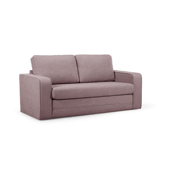 Jasnoróżowa rozkładana sofa 160 cm Come – Bobochic Paris-image-2