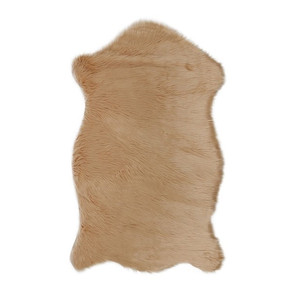 Brązowy dywan ze sztucznej skóry Mirabelle, 150x95 cm
