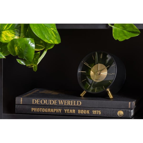 Budzik ø 11 cm Gold Disc – Karlsson-image-1